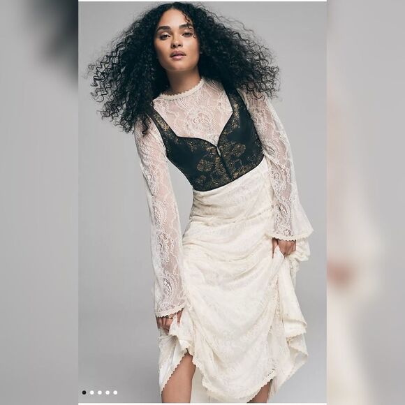 Free People - Bell Sleeve Lace Dress, size Small - Picture 1 of 7